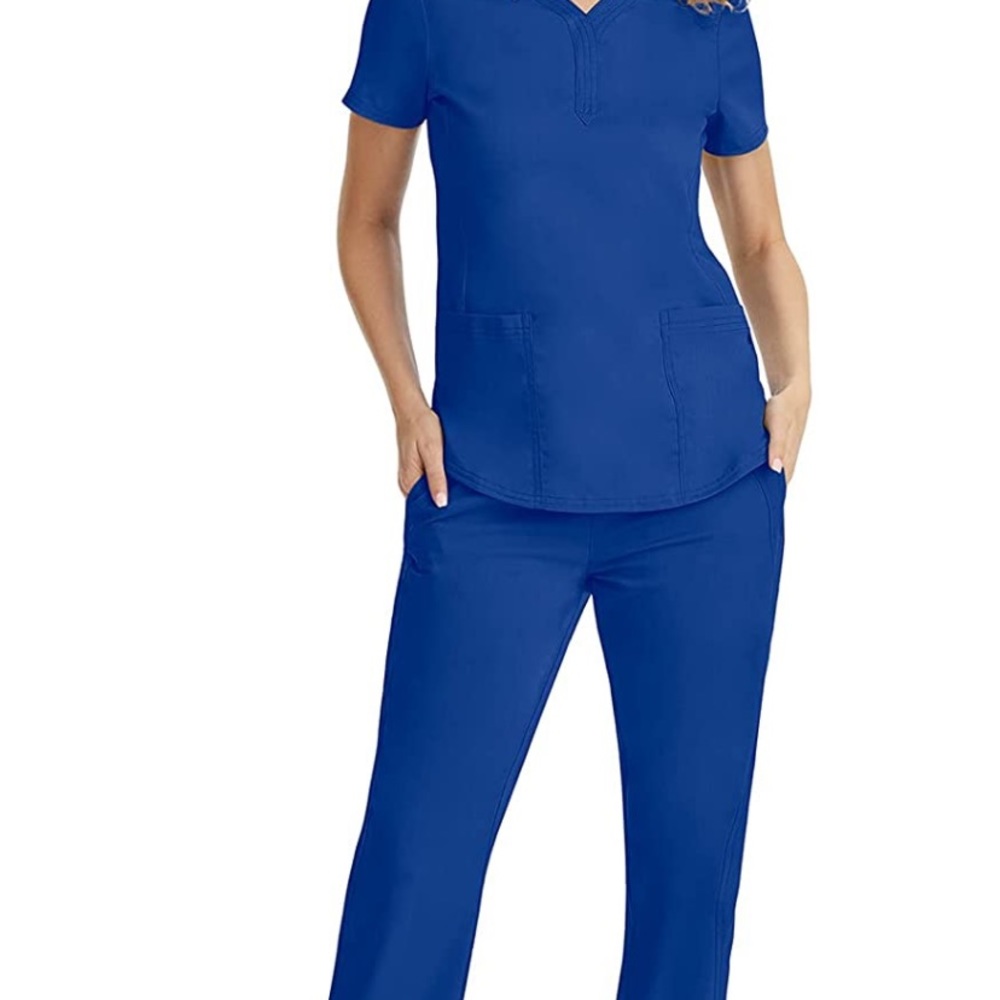 NEW HEALING HANDS SCRUBS PURPLE LABEL